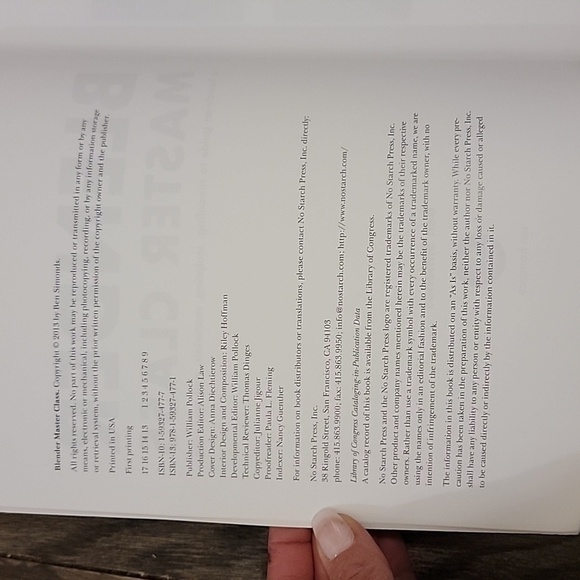 💥BLENDER MASTER CLASS book modeling, sculpting, materials, rendering softcover - Picture 2 of 5